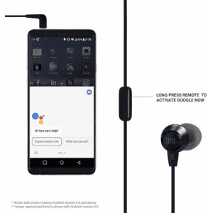 JBL Wired Headset | Black | T50HI