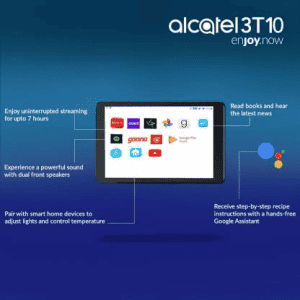 Alcatel | 3T 10 with Keyboard 16 GB 10 inch with Wi-Fi+4G Tablet | Prime Black