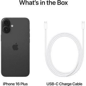 Apple iPhone 16 Plus | 256 GB | Black