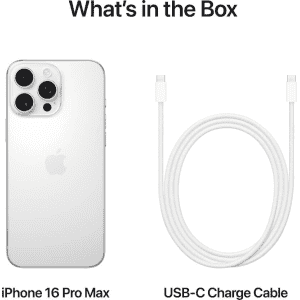 Apple iPhone 16 Pro Max | 1 TB | White Titanium