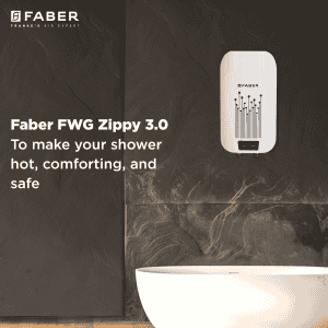 FABER FWG ZIPPY 3.0 Instant Water Geyser | 3 L | White