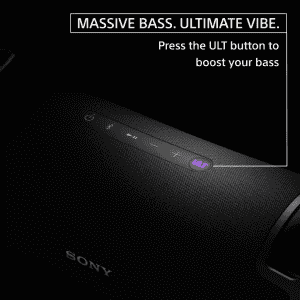 Sony ULT Field 7 Bluetooth Party Speaker | ULT button for Massive Bass | Handle | Black | SRS-ULT70//C