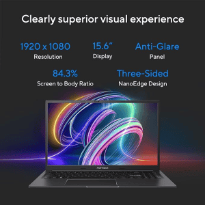 ASUS Vivobook 15X Laptop | 15.6 inch | Intel Core i5 13th Gen 1335U  | 16 GB | 512 GB | Indie Black | K3504VAB-NJ541WS