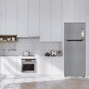 LG Frost Free Double Door Refrigerator | 288 L | 2 Star |Smart Inverter Compressor |  Shiny Steel | GL-S322SPZY
