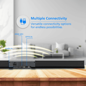 Philips Bluetooth Soundbar | 120 W | 2.1 Channel | Black | TAB4218/94