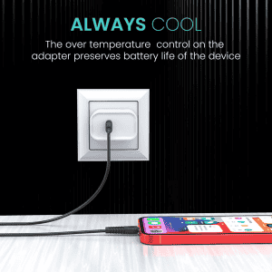 Portronics Adapto Super Fast Type C PD Wall Charger | Fast Charging Adaptor | 25W |‎ White | POR 2619