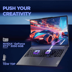 Lenovo IdeaPad Pro 5 Gaming Laptop  | AMD Ryzen 7 8845HS | 16GB | 1TB SSD | RTX 4050 | 6GB Graphics | 83D5000SIN