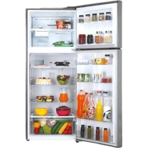 LG Frost Free Double Door Convertible Refrigerator | 446 L  | 1 Star | Smart Diagnosis | Shiny Steel | GL T502CPZR