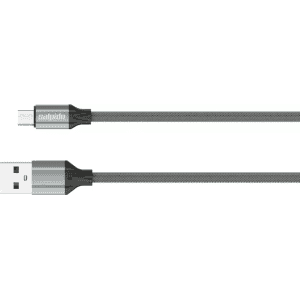 Salpido Micro USB Cable | 2 m | Compatible with All Phones With Micro USB Port | Black | LS 442