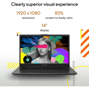 ASUS Laptop | AMD Ryzen 5 Quad Core 7520U | 8 GB | 512 GB SSD | Mixed Black | E1404FA NK522WS
