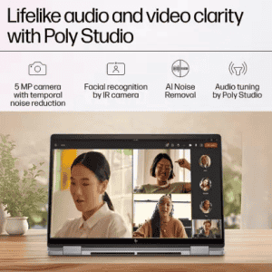 HP ENVY AI PC Intel Core Ultra 5 125U  | 16 GB | 512 GB SSD Thin and Light Laptop  | 14 inch |  Meteor Silver | 14-fc0105TU