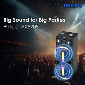Philips  Bluetooth Party Speaker |  400 W | Black | TAX5708/94