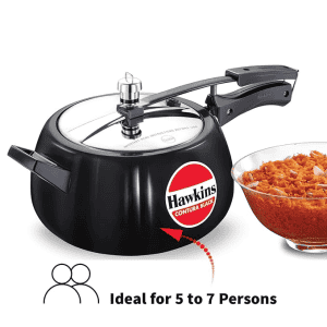Hawkins Contura Inner Lid Pressure Cooker | 5 L | Black | CB50
