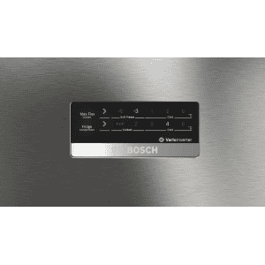 BOSCH Series 4 Frost Free Triple Door Refrigerator | 364 L | 3 Star | VarioInverter Compressor | Smoky Steel | CMC36K03NI