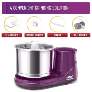 Usha Colossal Wet Grinder | 150 W | Magenta | CO0150WW2
