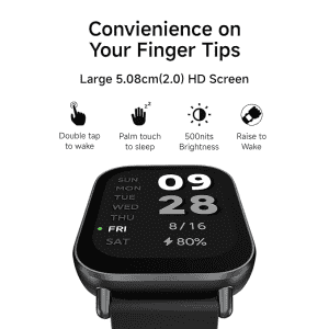 Redmi Watch 5 Active | BT Calling with 3 mic | 18 days of Battery Life | HD Screen | Midnight Black Strap