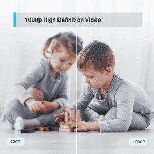 TP Link Tapo TC70 Home Smart Security Camera | Pan/Tilt Wi Fi 1080p 2MP | 360 Rotational Views | White