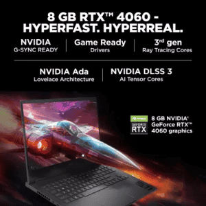 HP OMEN Intel Core i9 13th Gen 13900HX | 16 GB | 1 TB SSD  | 8 GB Graphics | NVIDIA GeForce RTX 4060 Gaming Laptop | Shadow Black | 16-wf0148TX