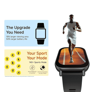 Redmi Watch 5 Active | BT Calling with 3 mic | 18 days of Battery Life | HD Screen | Midnight Black Strap