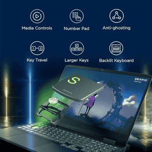 Lenovo IdeaPad Gaming 3 Laptop | AMD Ryzen 5 Hexa Core 7535HS | 16 GB | 512 GB SSD | 6 GB Graphics | NVIDIA GeForce RTX 3050 | 15.6 Inch | Onyx Grey | 82SB00M6IN