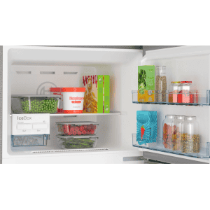 BOSCH Series 4 Frost Free Triple Door Refrigerator | 364 L | 3 Star | VarioInverter Compressor | Smoky Steel | CMC36K03NI