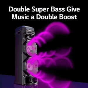 LG XBOOM RNC9 Karaoke Bluetooth Party Speaker | Double Super Bass Boost | Powerful Sound