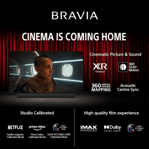 Sony BRAVIA 8 Series AI Smart QLED Google TV | 165 cm (65 inch) | 4K Ultra HD  | Black | K 65XR80