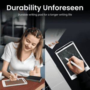 Portronics Ruffpad One | Multicolor LCD | 8.5 Inches Screen | Transparent LCD | White