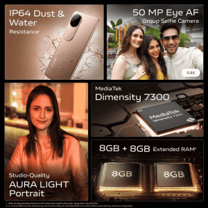 Vivo V40e 5G | 8 GB | 128 GB | Royal Bronze