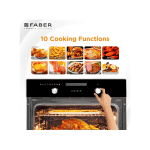 FABER FBIO Convection Oven | 82L | 10 Cooking Function | Black