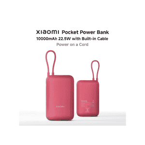 Xiaomi Pocket Power Bank | 10000mAh | 22.5W | Maroon | P15ZM