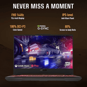 ASUS TUF Gaming A15 | AMD Ryzen 7 Octa Core 7435HS |16 GB | 512 GB SSD | 6GB NVIDIA GeForce RTX 4050 |15.6 Inch |  Mecha Gray | FA507NUR-LP082W