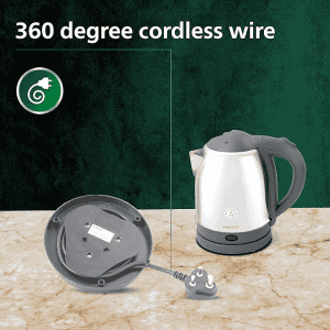Philips Electric Kettle | 1.2 L | Thicker Stainless Steel body for longer life | HD9363/02