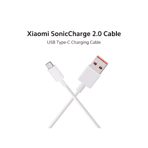 Xiaomi Sonic Charge 2.0 Type C Cable | Usb To Type C | 100 Cm | White | XMUSBTC100