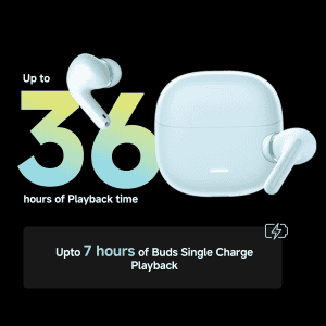 Redmi Buds 5C | Up to 40Db Hybrid Noise Cancellation | Bass White