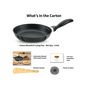 Hawkins Futura Nonstick Frying Fry Pan | 20 cm | Black | NF20