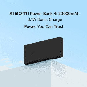 Xiaomi Power Bank 4i | 20000mAh | 33W Super Fast Charging PD | Black