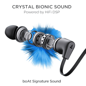 boAt Rockerz Trinity Wireless Neckband Earphones | Cosmic Black