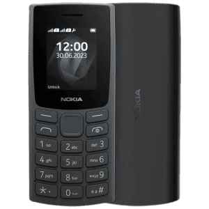 NOKIA 105 SS 2023 | 4MB /Single SIM/IP52 Water Resistant | Charcoal
