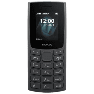 NOKIA 105 SS 2023 | 4MB /Single SIM/IP52 Water Resistant | Charcoal