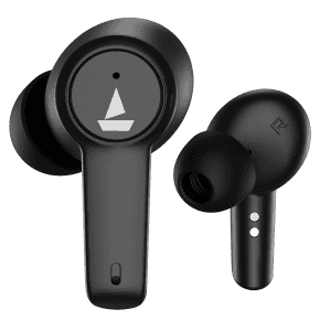 boAt Airdopes 411 ANC Bluetooth Headset | Black Storm