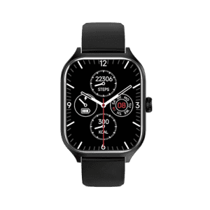 Pebble Vista Smartwatch | 1.99 | HD Infinite Display | BT Calling | Multi Sports Modes | AI Voice Assistant | Jet Black