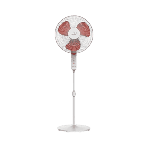 V-Guard Finesta STS Plus Table Fan | 400 mm | 3 Blade | White Red