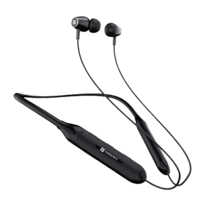 Portronics Harmonics Z7 Neckband | PX4 Water Resistant | Fast Charging | Black | POR 1979