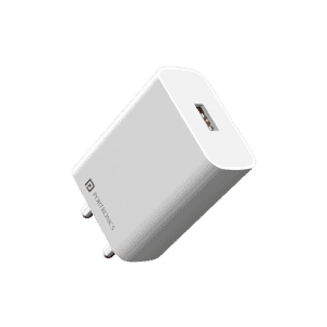 Portronics Adapto One Pro 3A Mach USB Fast Charging Adaptor | 18w | Wide Compatibility | PAdaOR 1963