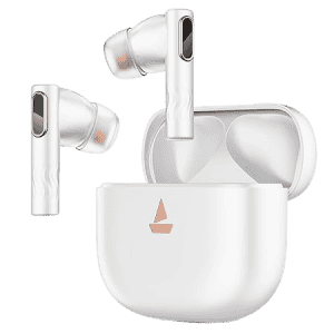 boAt Nirvana Nebula | Adaptive EQ | 6-Mics | Celestial White | ANC35dB