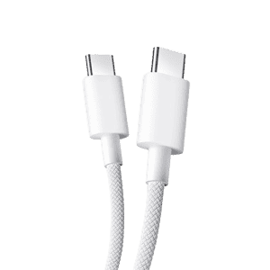 Xiaomi Mi Original HyperCharge | 60W | Braided Type C to Type C Cable | 480Mbps Data Sync | White
