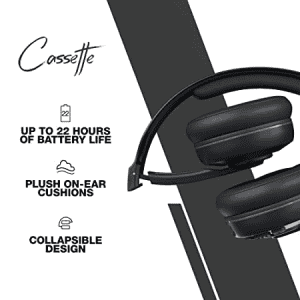 Skullcandy Cassette Wireless On-Ear Headphone with Mic | Black