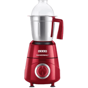 USHA TH800MX3 Thunderbolt Mixer Grinder | 3 jar |  800 W | Red