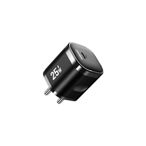 Salpido 25W PD Fast Wall Charger | Robust Scratch-Resistant Design | Black